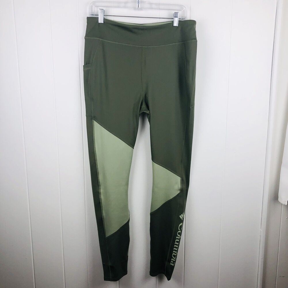 Olive Green Columbia Women's Athletic Leggings